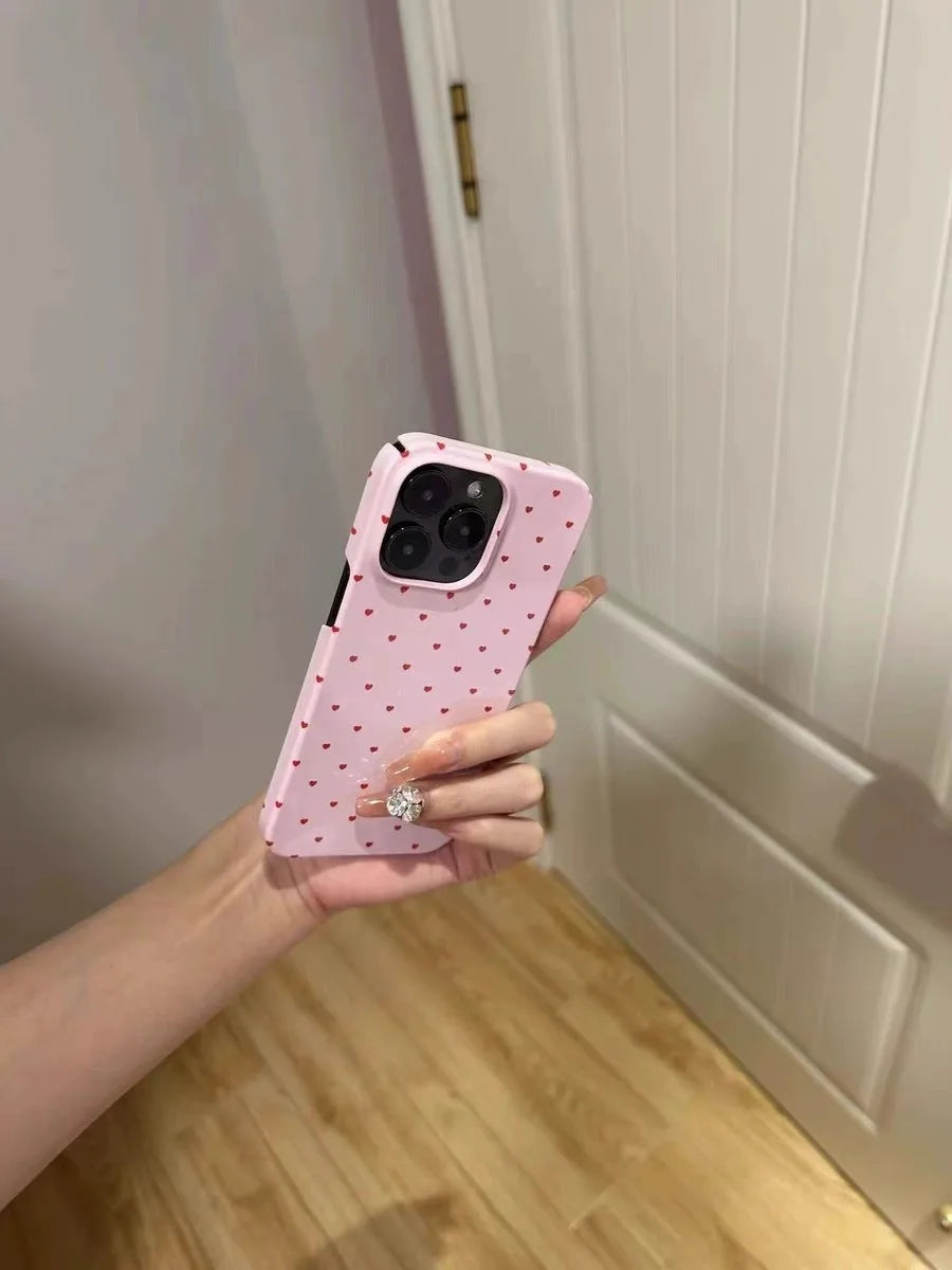 Pink Little Heart Phone Case