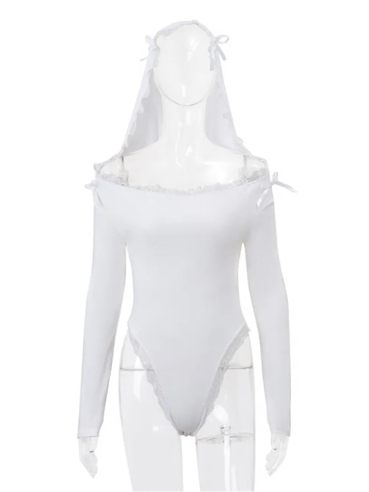 Aphrodite Hooded Neck Bodysuit