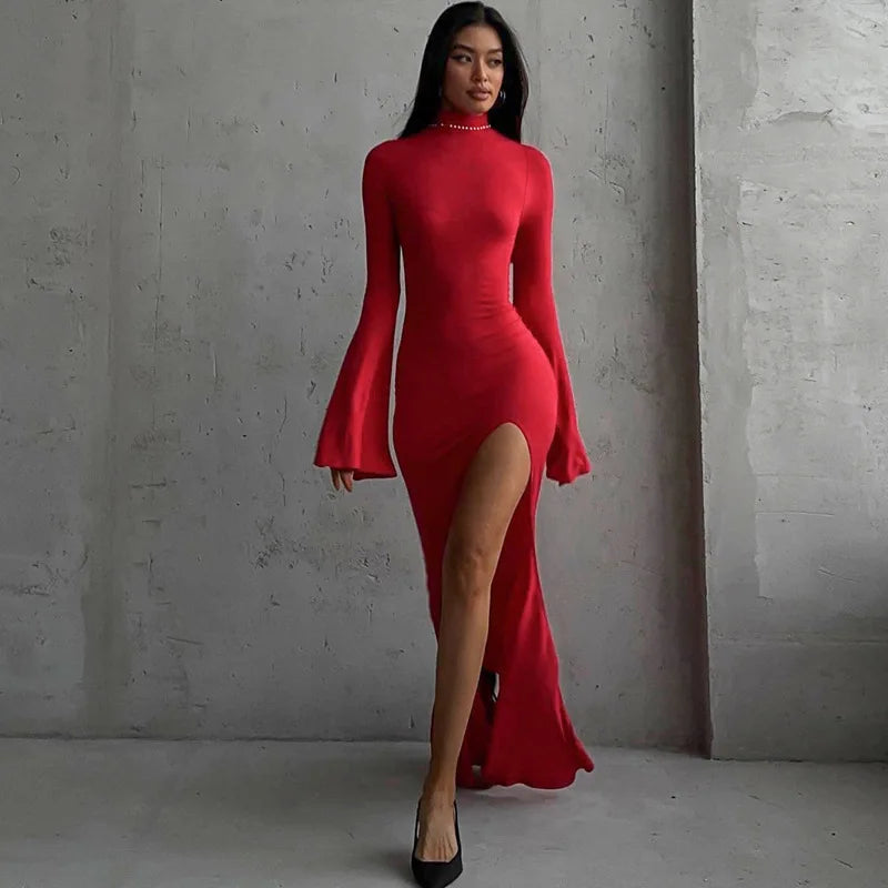 Yasmine Slit Long Dress