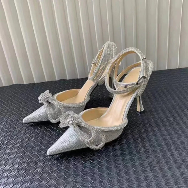 Jaylin Glitter Crystal Pumps