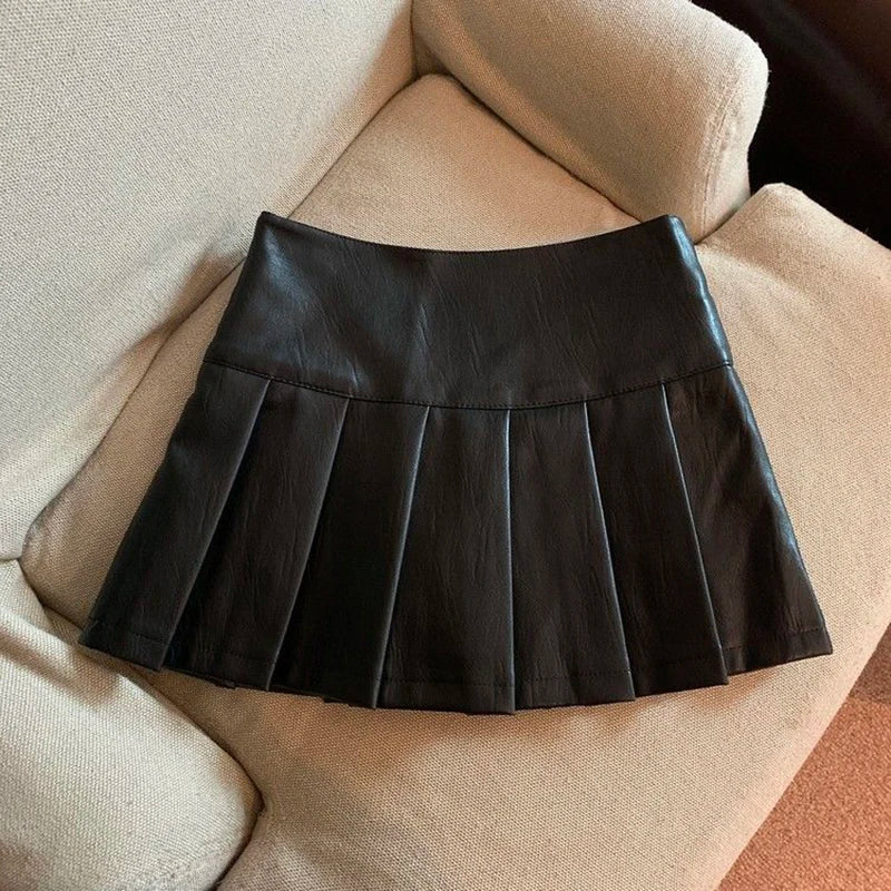 Roxy Leather Mini Skirt