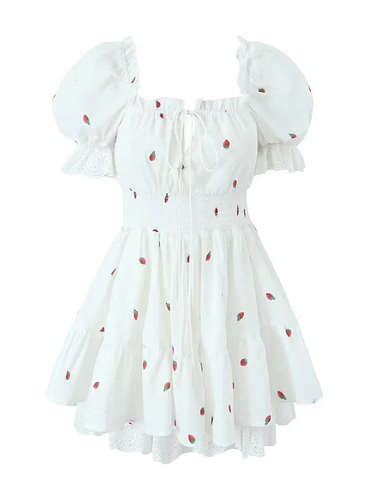 Verona Strawberry Dress