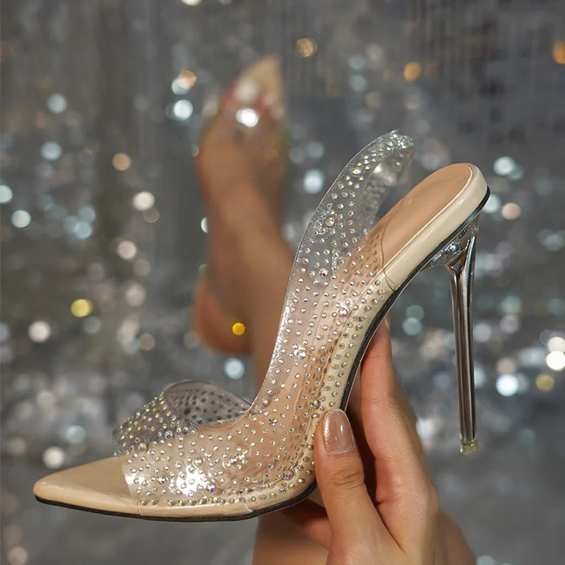 Genevieve Rhinestone Sparkle Pumps