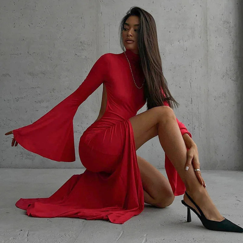 Yasmine Slit Long Dress