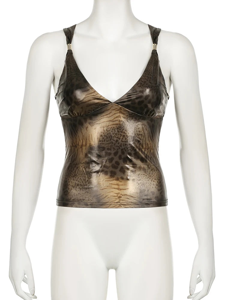 Dahlia Leopard Print Camisole