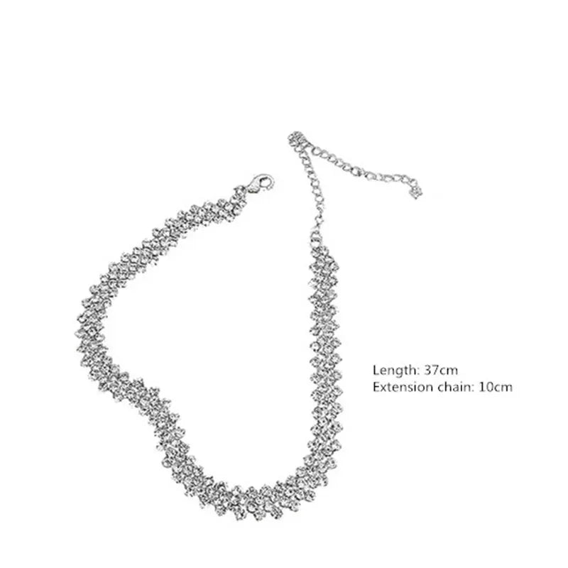 Ethiana Rhinestone Choker Necklace