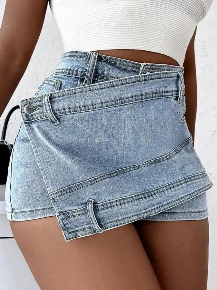 Azura Denim Mini Skirt